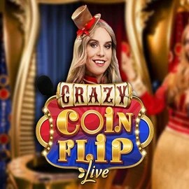Crazy Coin Flip by Evolution, showcased at 888-app.com – game logo
