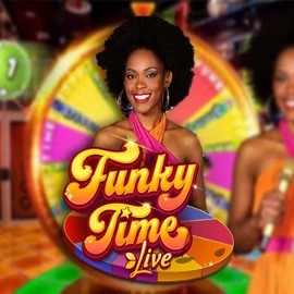 Live Casino logo of Funky Time from Evolution at 888 Casino