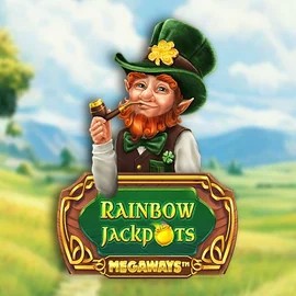 Rainbow Jackpots Megaways slot logo by Red Tiger Gaming at 888 Casino