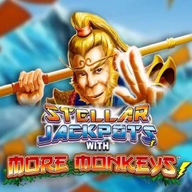 Stellar Jackpots with More Monkeys game by Lightning Box Game – logo hosted on 888 Casino