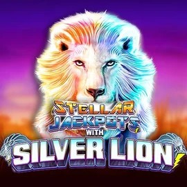 Stellar Jackpots with Silver Lion logo by Lightning Box Game at 888 Casino